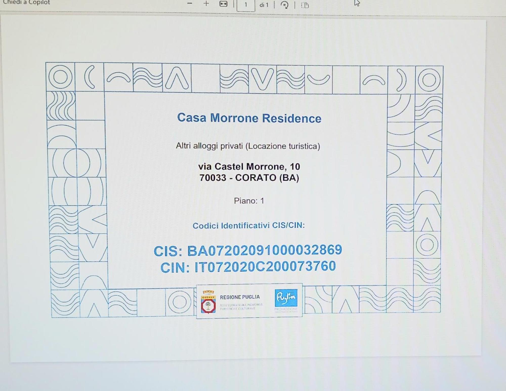 Casa Morrone Residence Corato Kültér fotó